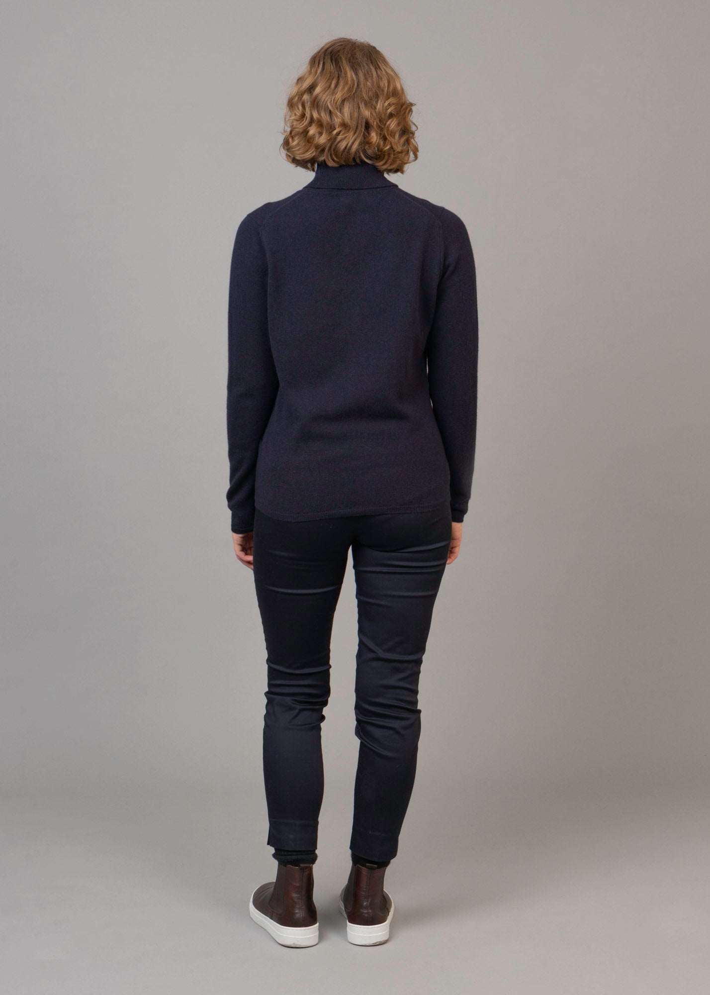 Classic Cashmere Roll Neck Jumper
