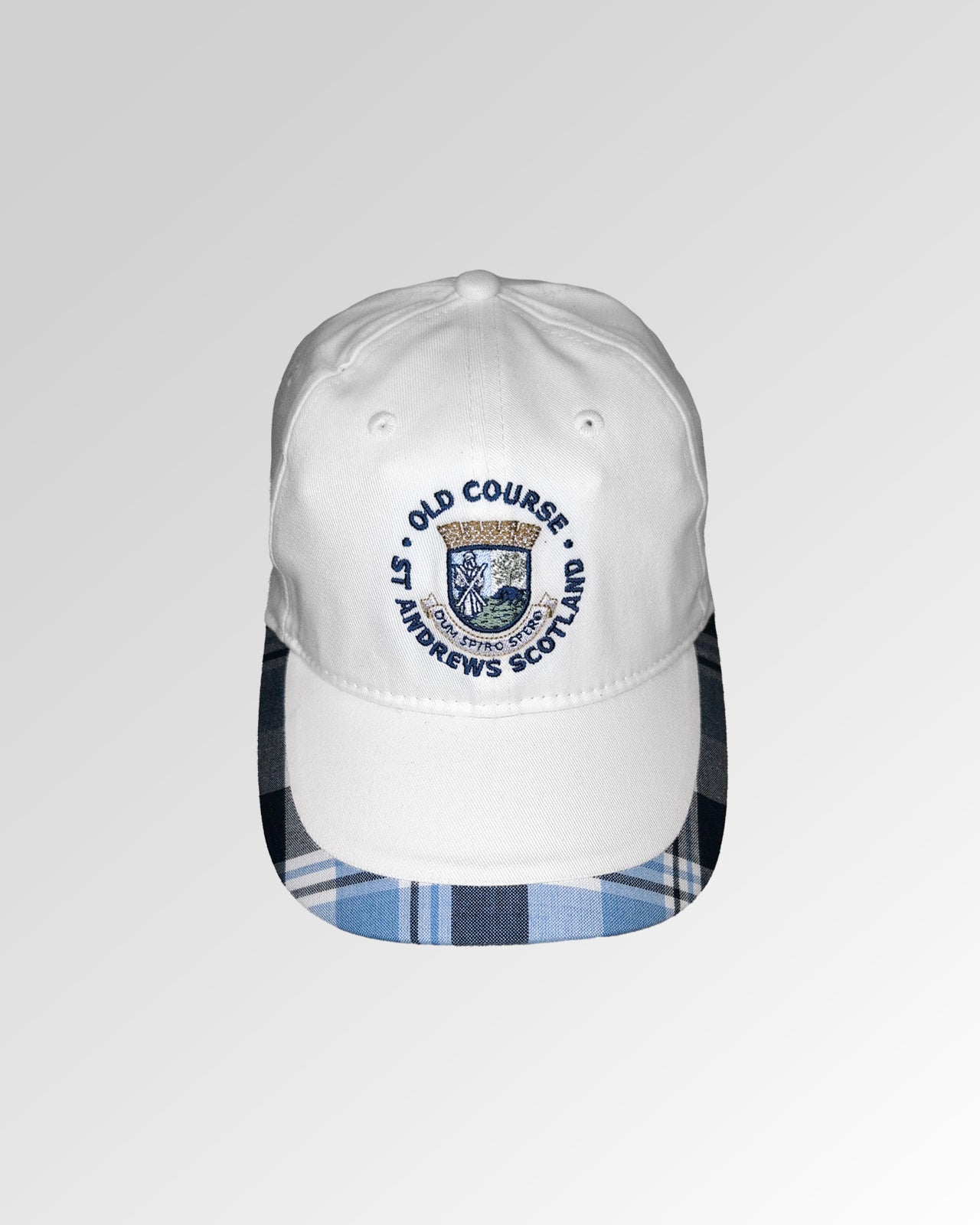 St Andrews Old Course Official Cap Tartan-Brim