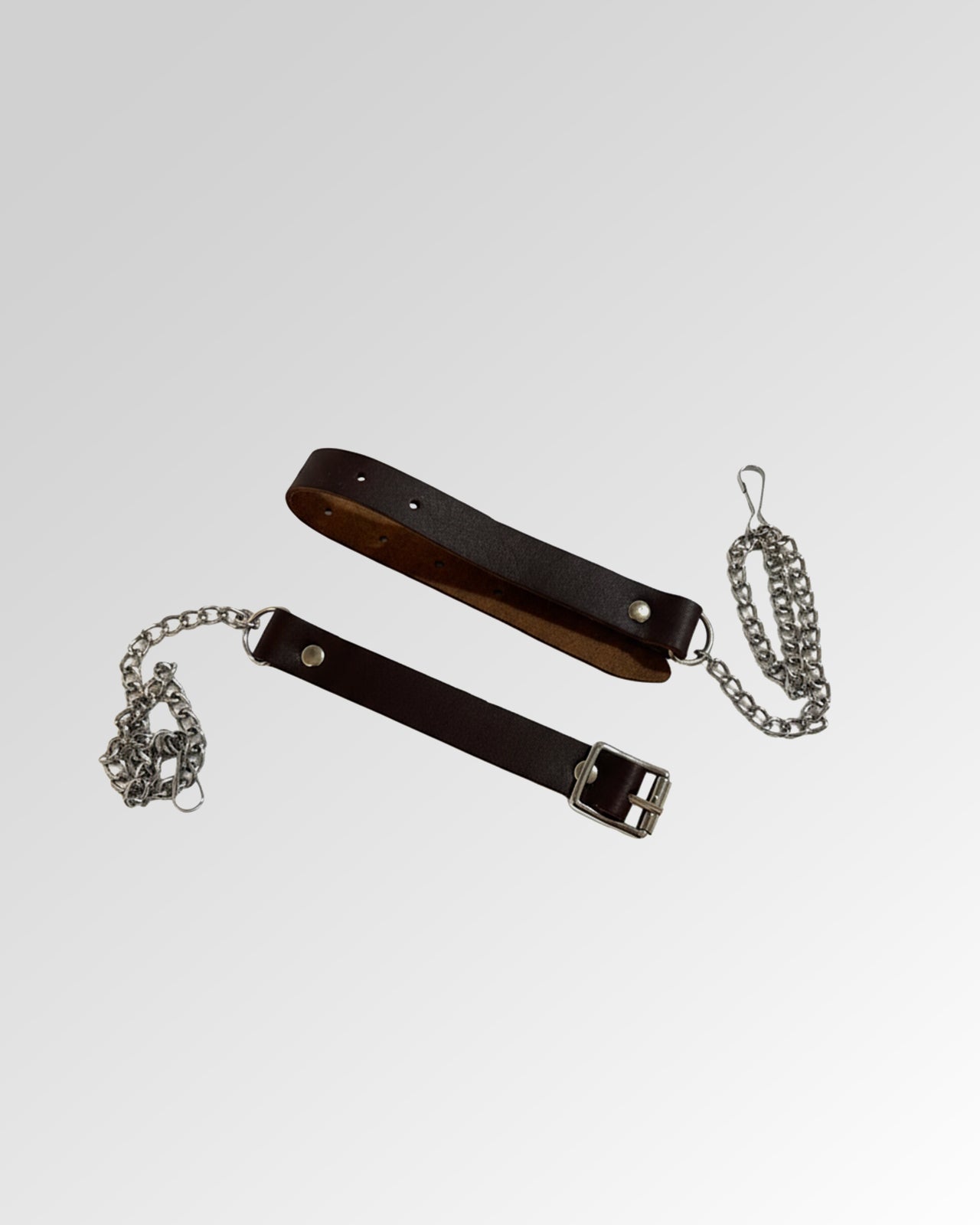 Leather Day Sporran With Chain