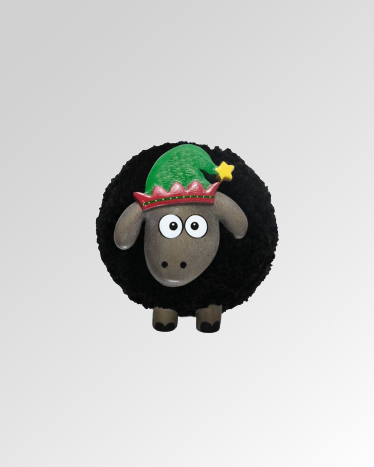 Large Festive Standing Sheep Pompom