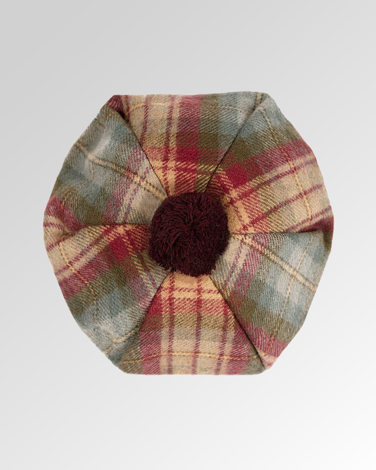 Tartan Brushed Wool Tam