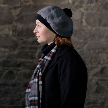 Tartan Brushed Wool Tam
