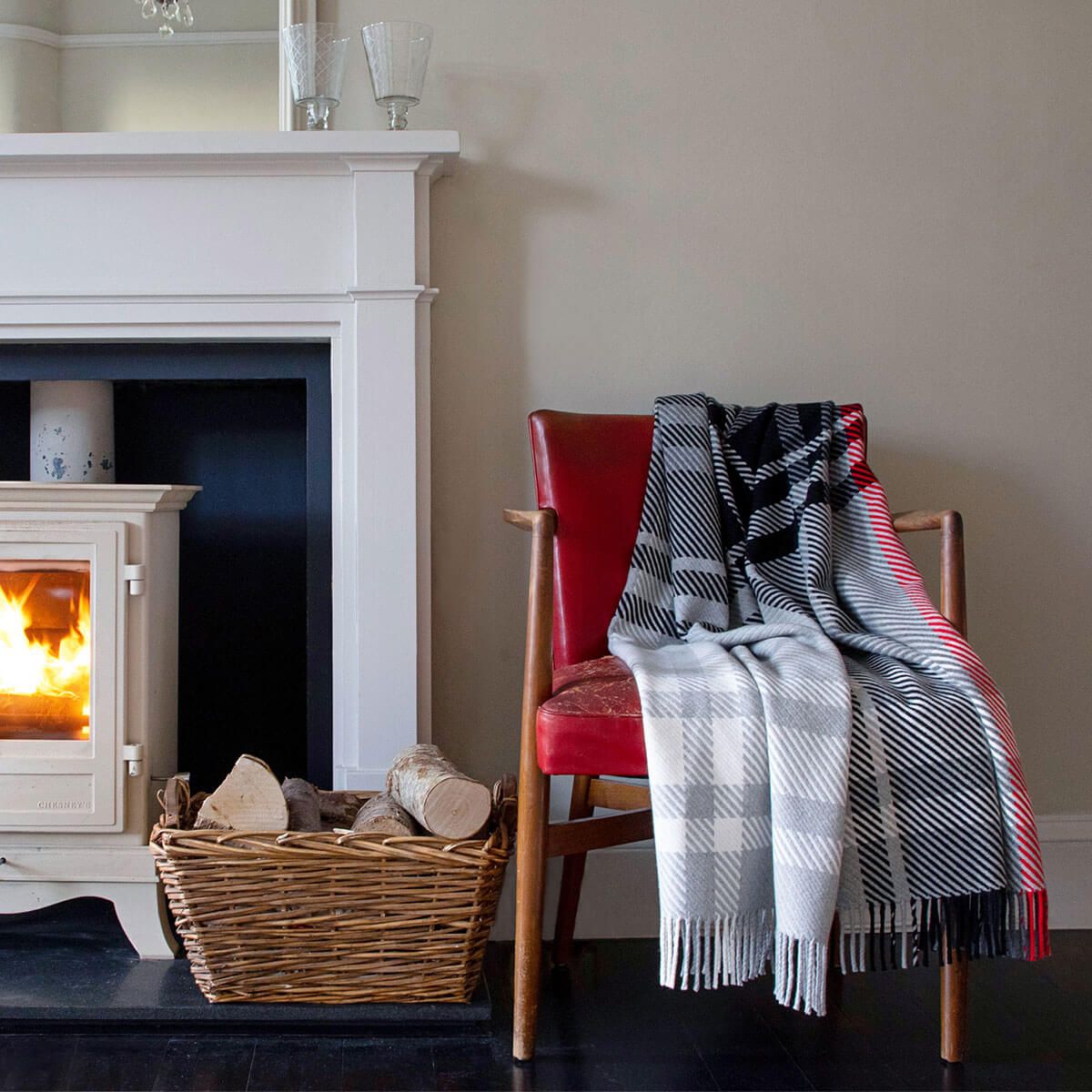 Darcy Tartan Luxury Wool Throw