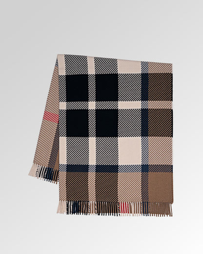 Darcy Tartan Luxury Wool Throw