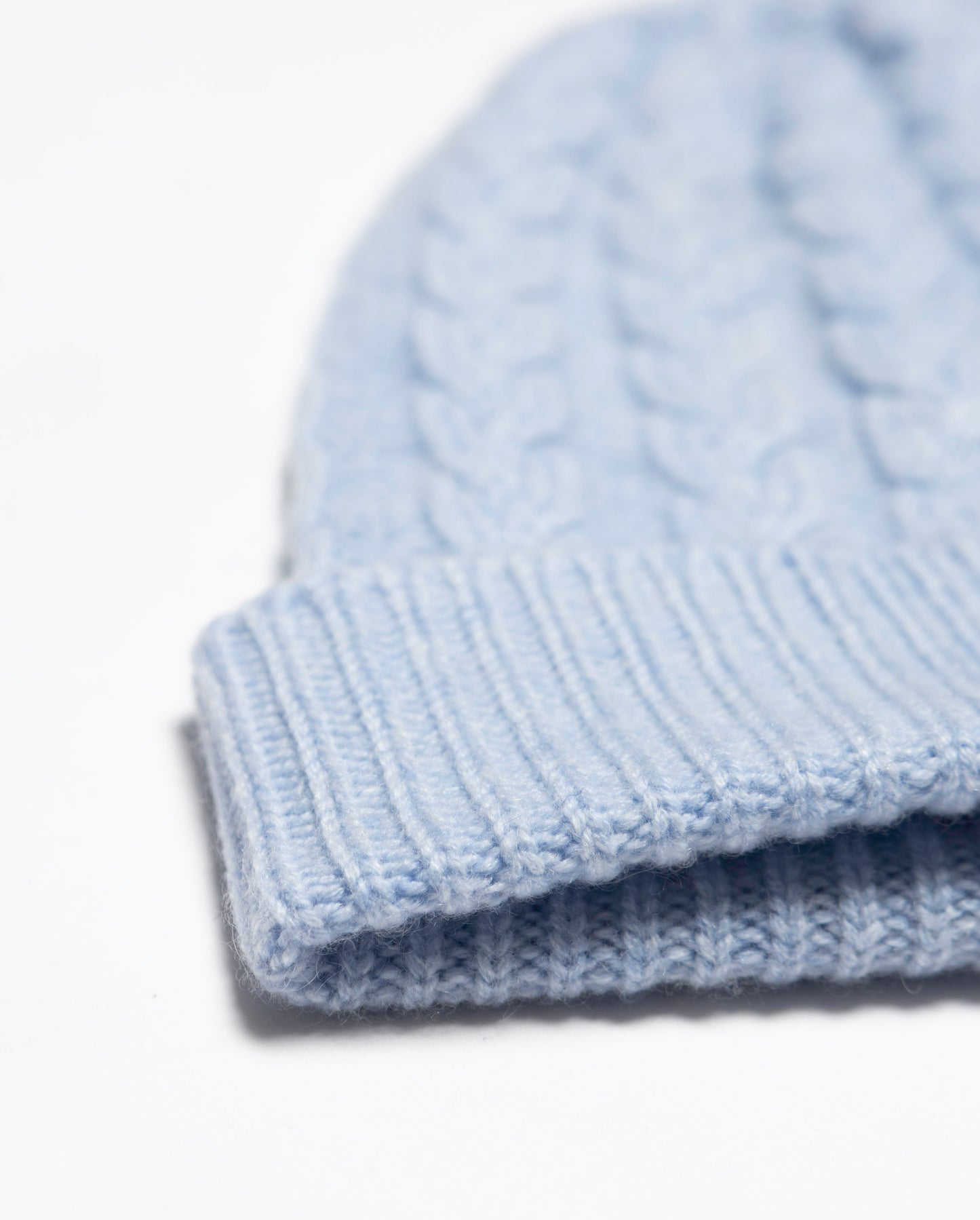 Cable Knit Cashmere Beanie