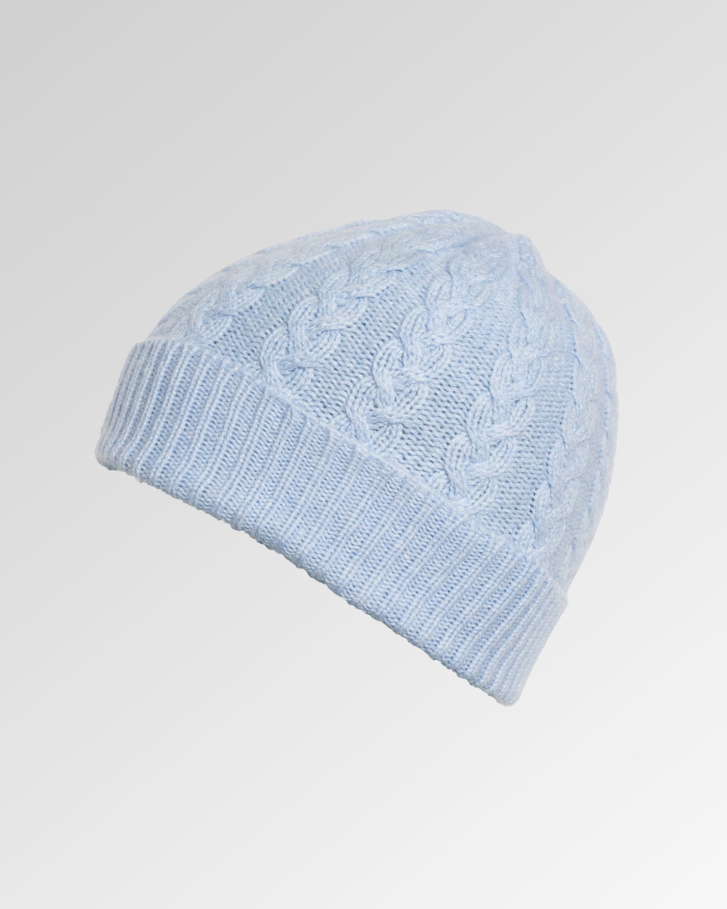 Cable Knit Cashmere Beanie