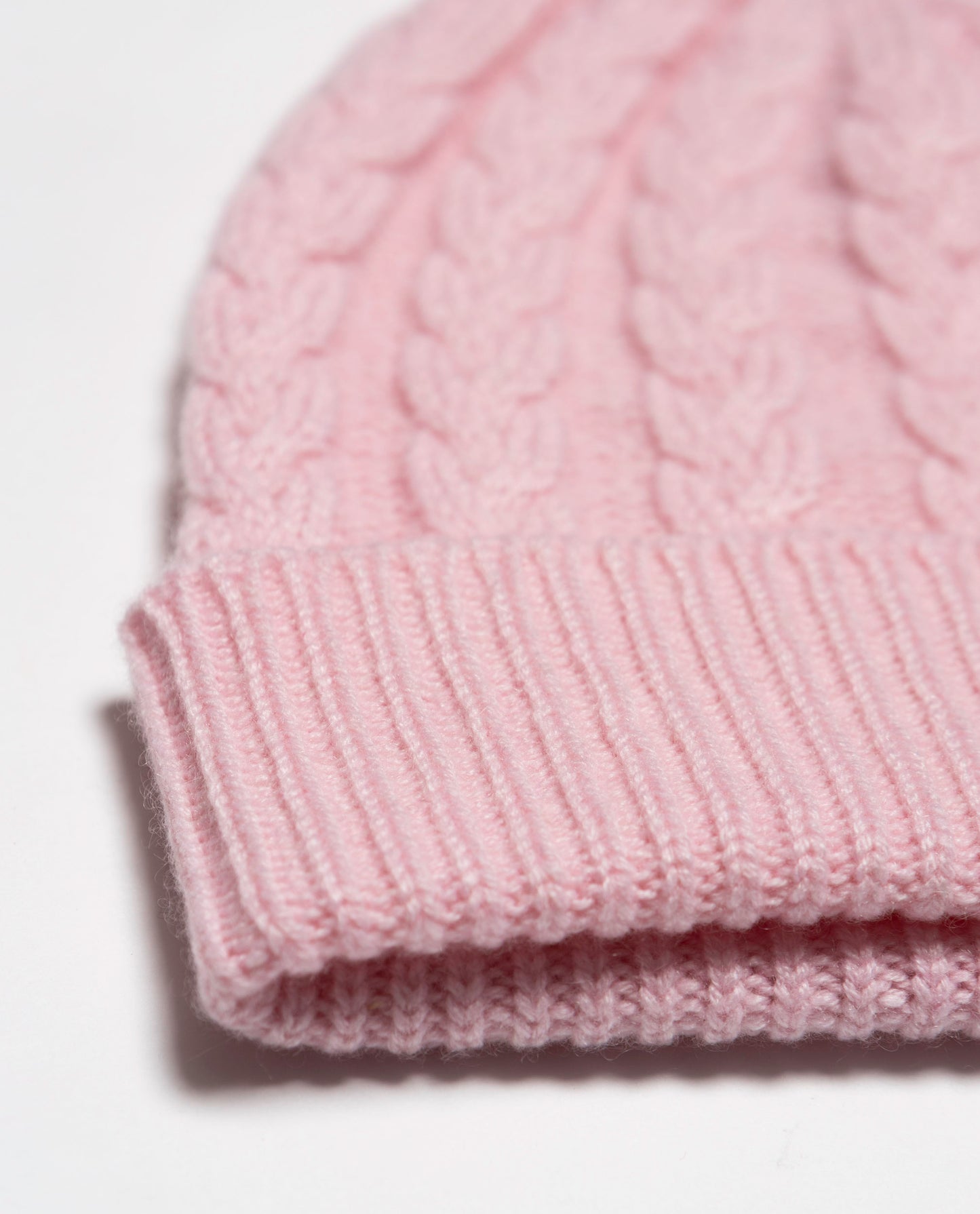 Cable Knit Cashmere Beanie