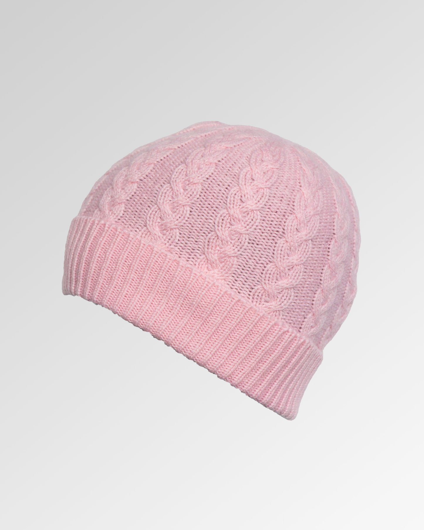 Cable Knit Cashmere Beanie