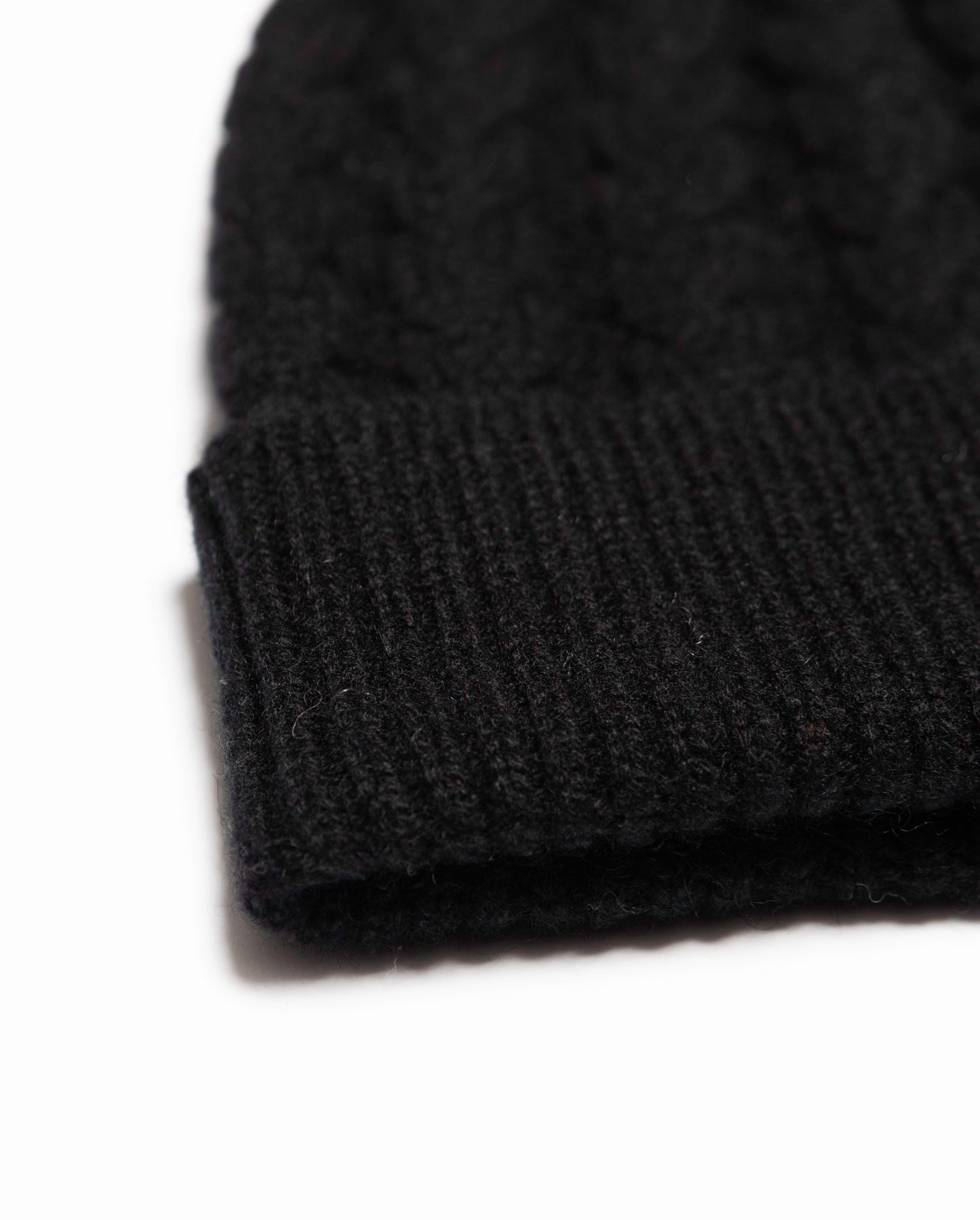 Cable Knit Cashmere Beanie