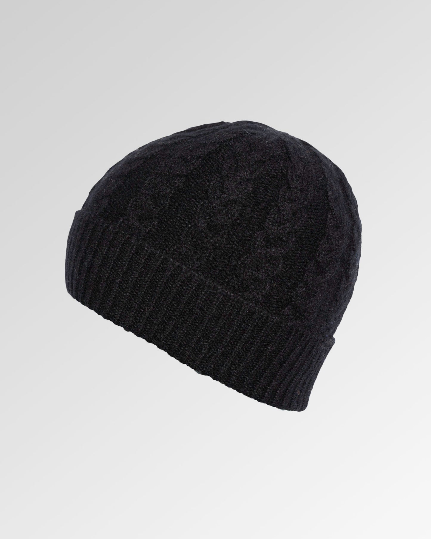 Cable Knit Cashmere Beanie