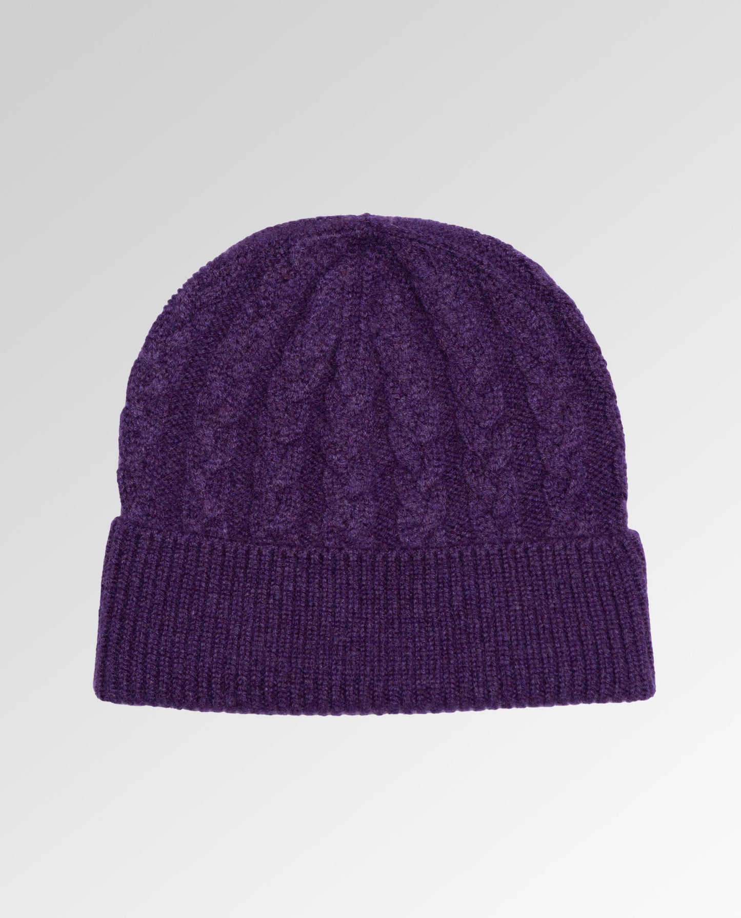 Cable Knit Cashmere Beanie
