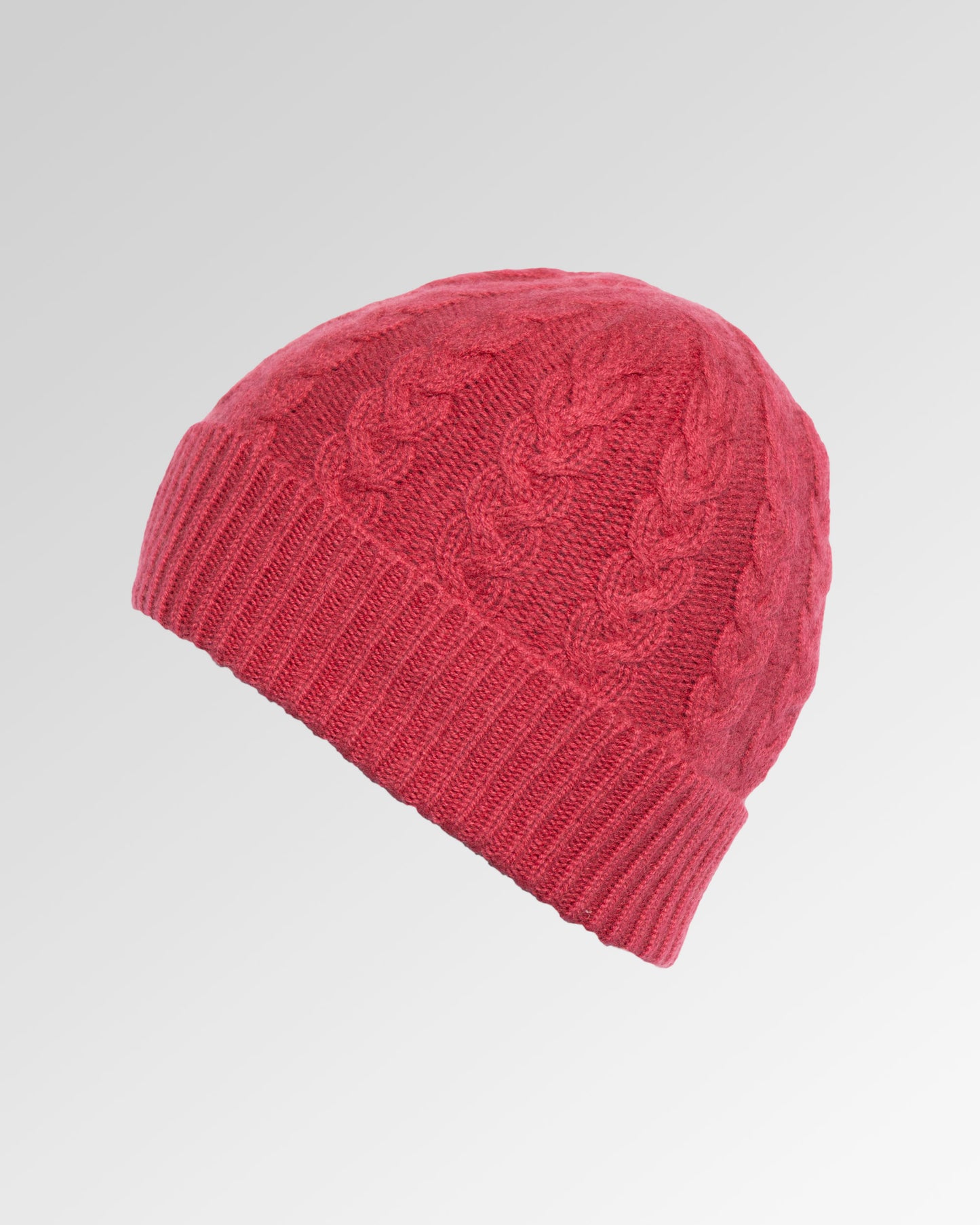 Cable Knit Cashmere Beanie