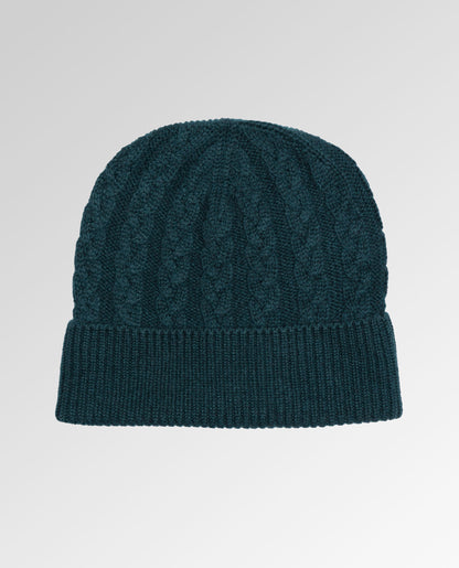 Cable Knit Cashmere Beanie