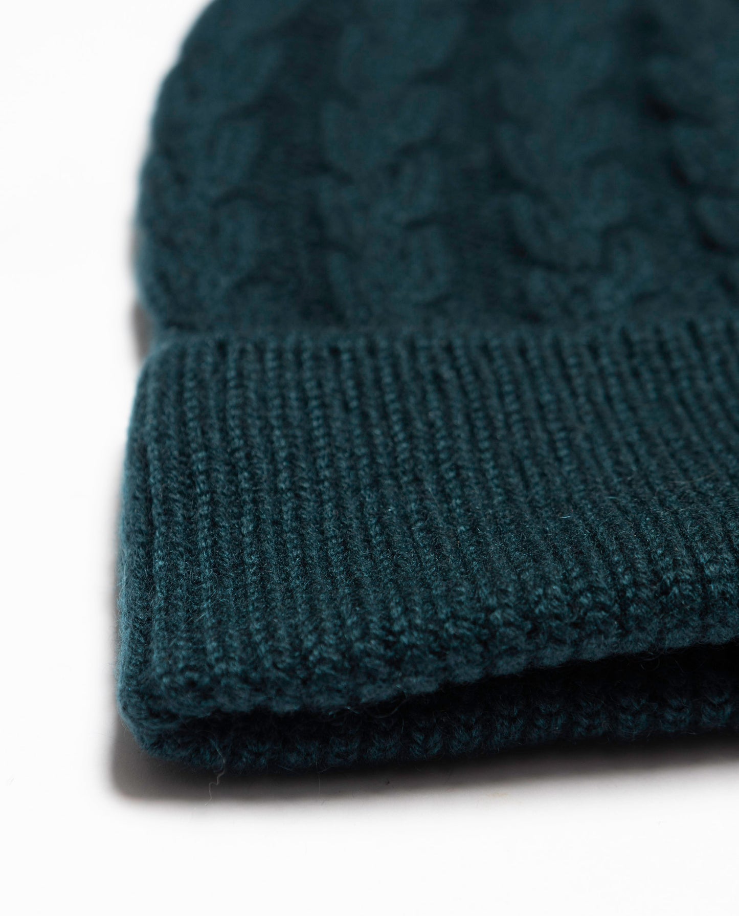 Cable Knit Cashmere Beanie