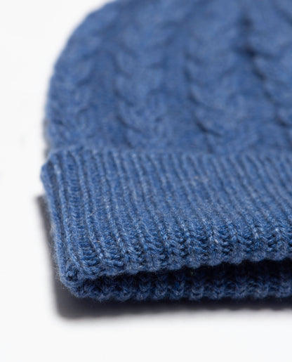 Cable Knit Cashmere Beanie