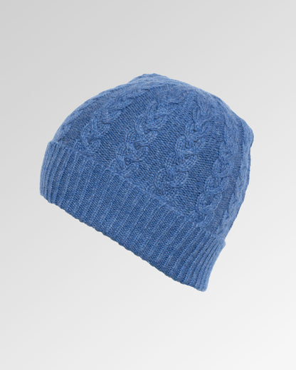 Cable Knit Cashmere Beanie