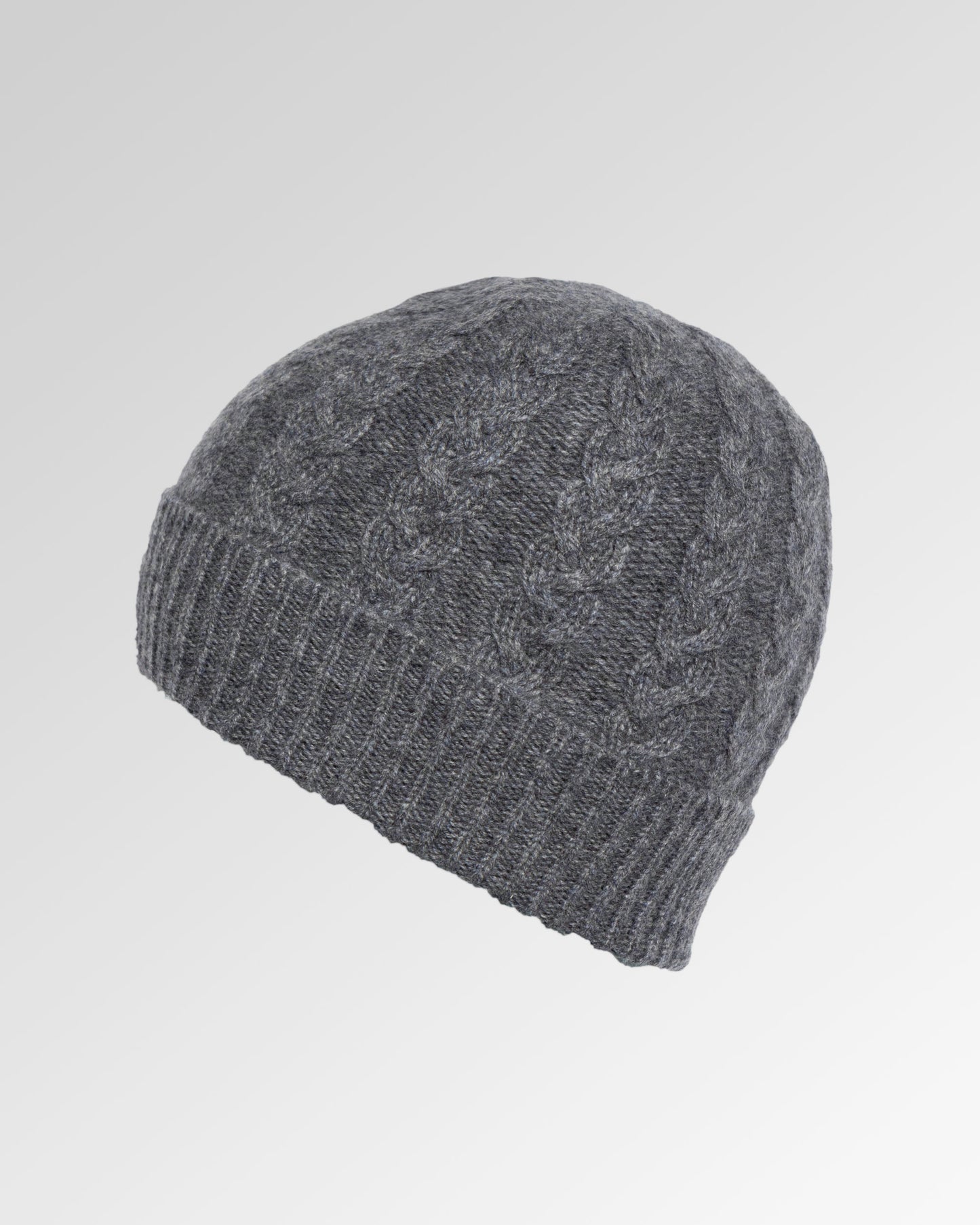 Cable Knit Cashmere Beanie
