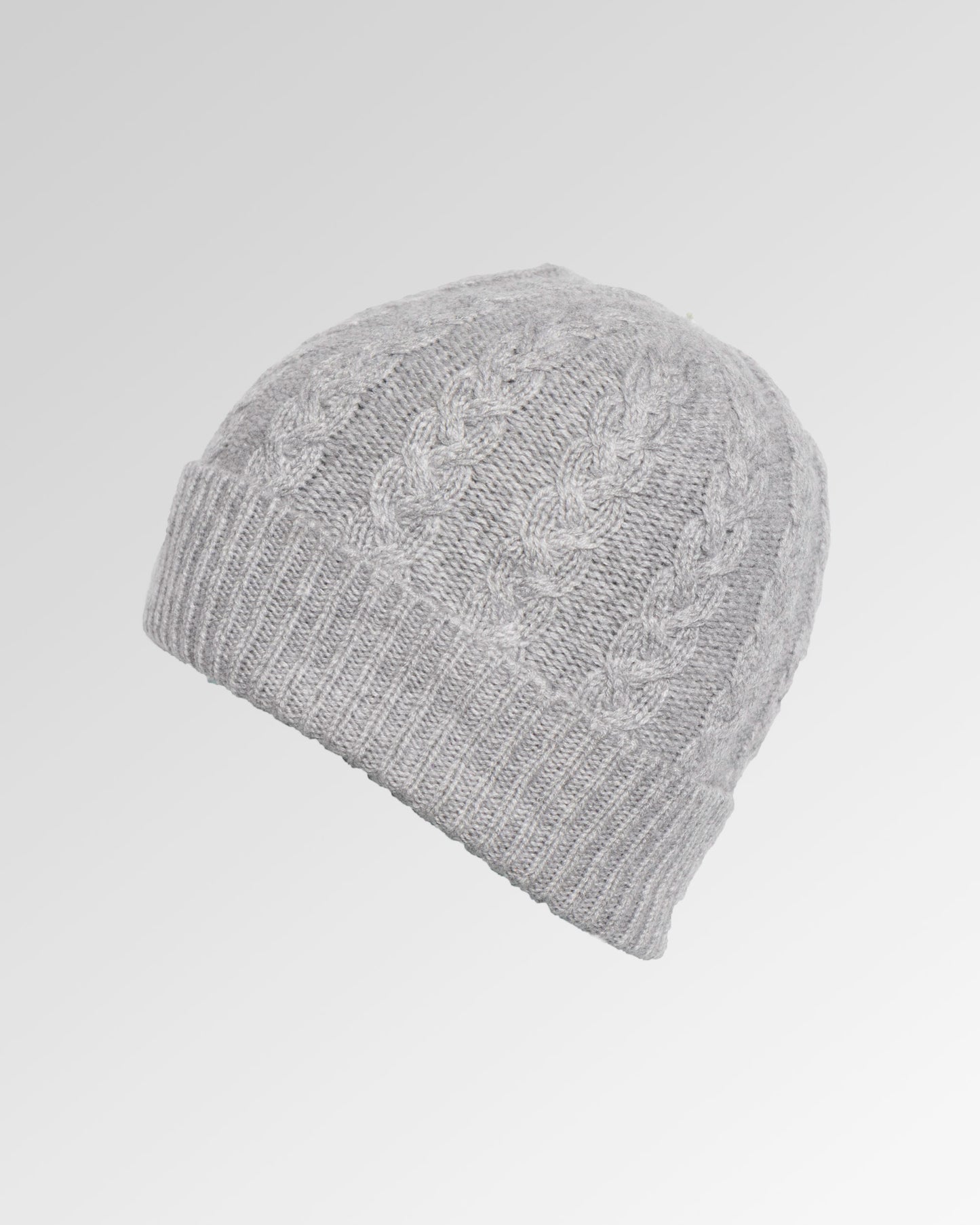 Cable Knit Cashmere Beanie