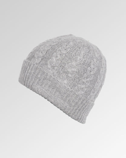 Cable Knit Cashmere Beanie