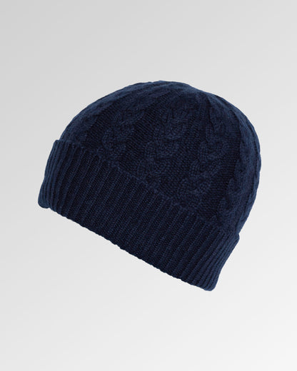 Cable Knit Cashmere Beanie