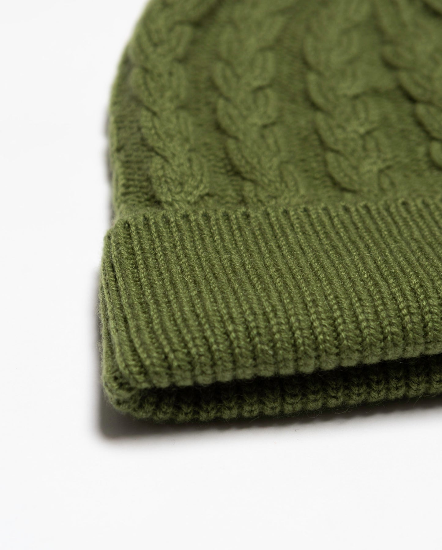 Cable Knit Cashmere Beanie