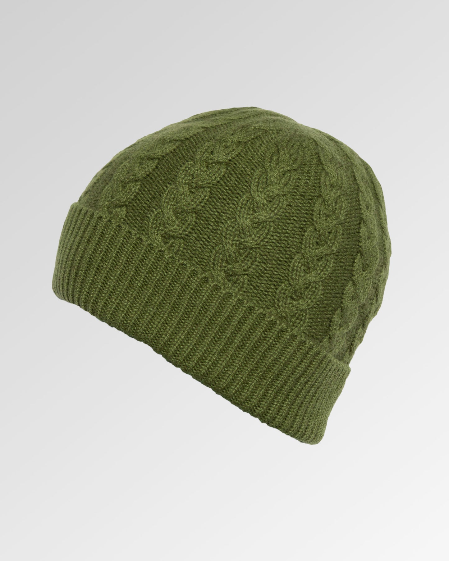 Cable Knit Cashmere Beanie