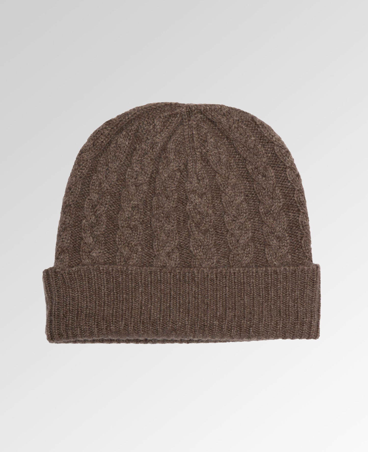 Cable Knit Cashmere Beanie