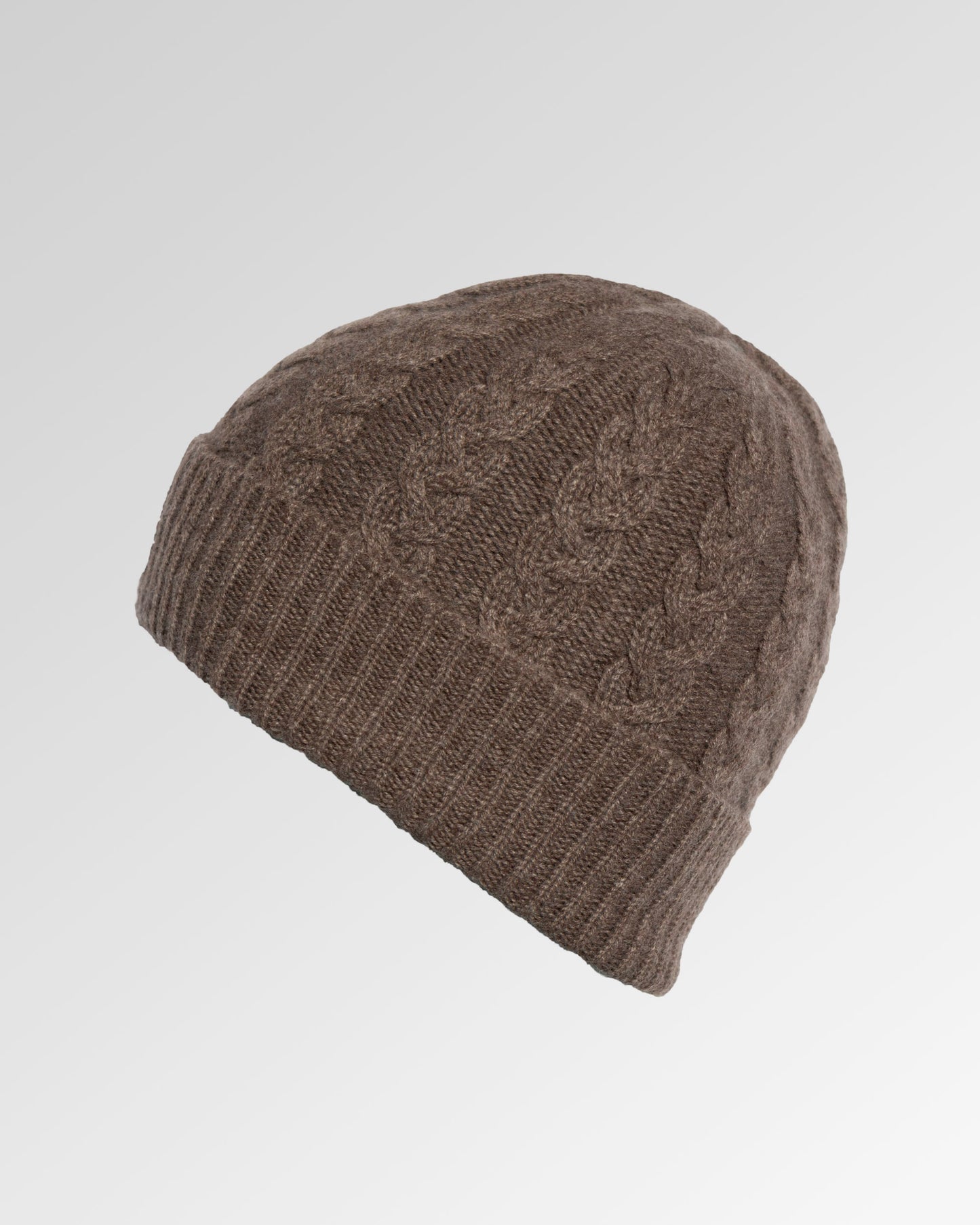 Cable Knit Cashmere Beanie