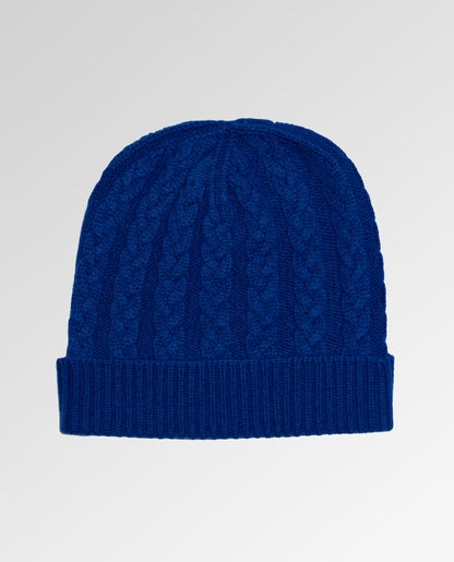 Cable Knit Cashmere Beanie