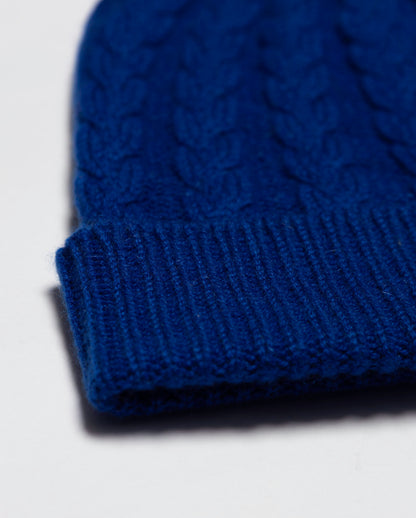 Cable Knit Cashmere Beanie