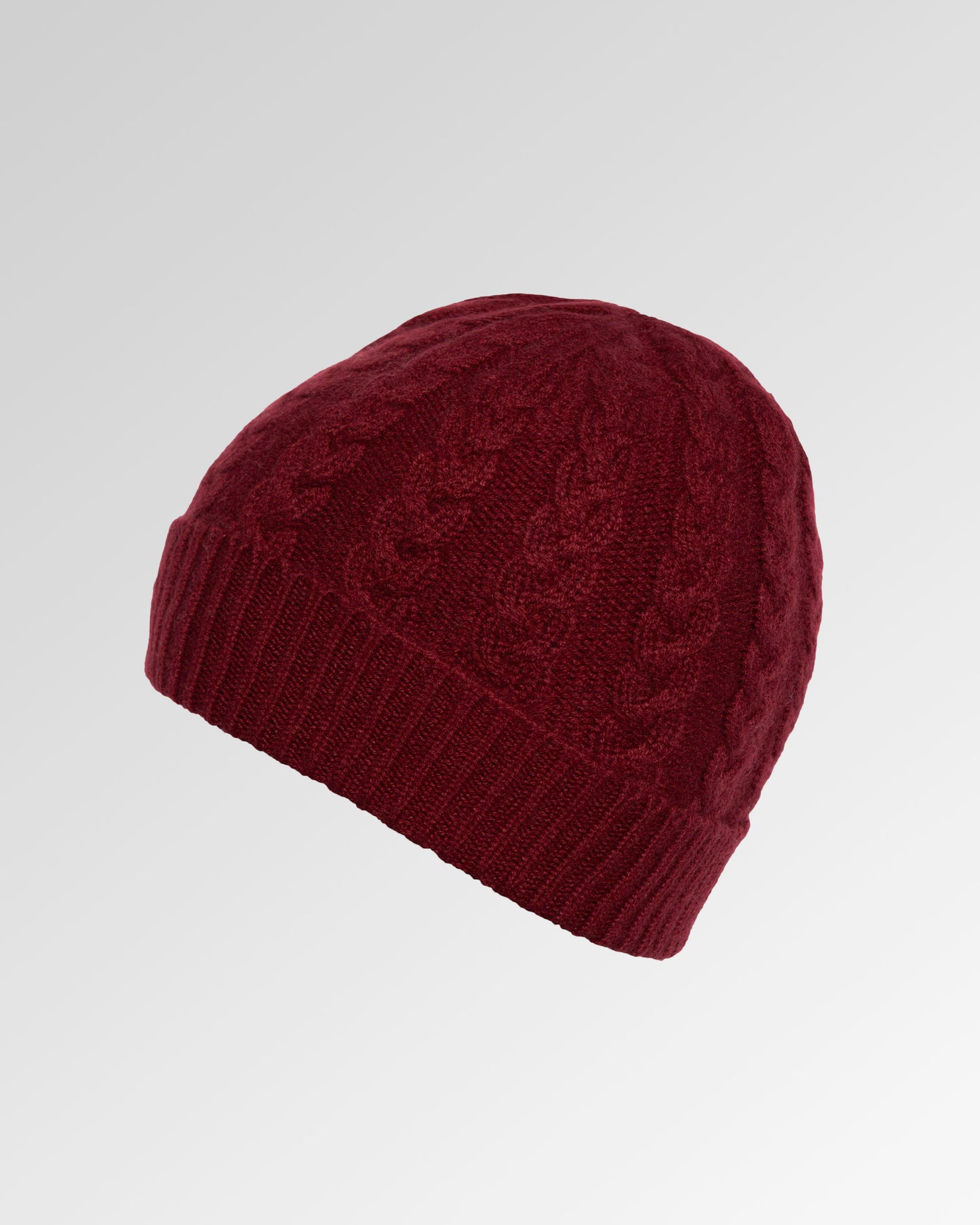 Cable Knit Cashmere Beanie