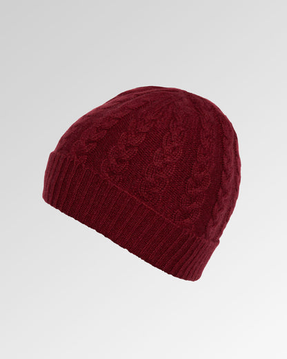 Cable Knit Cashmere Beanie