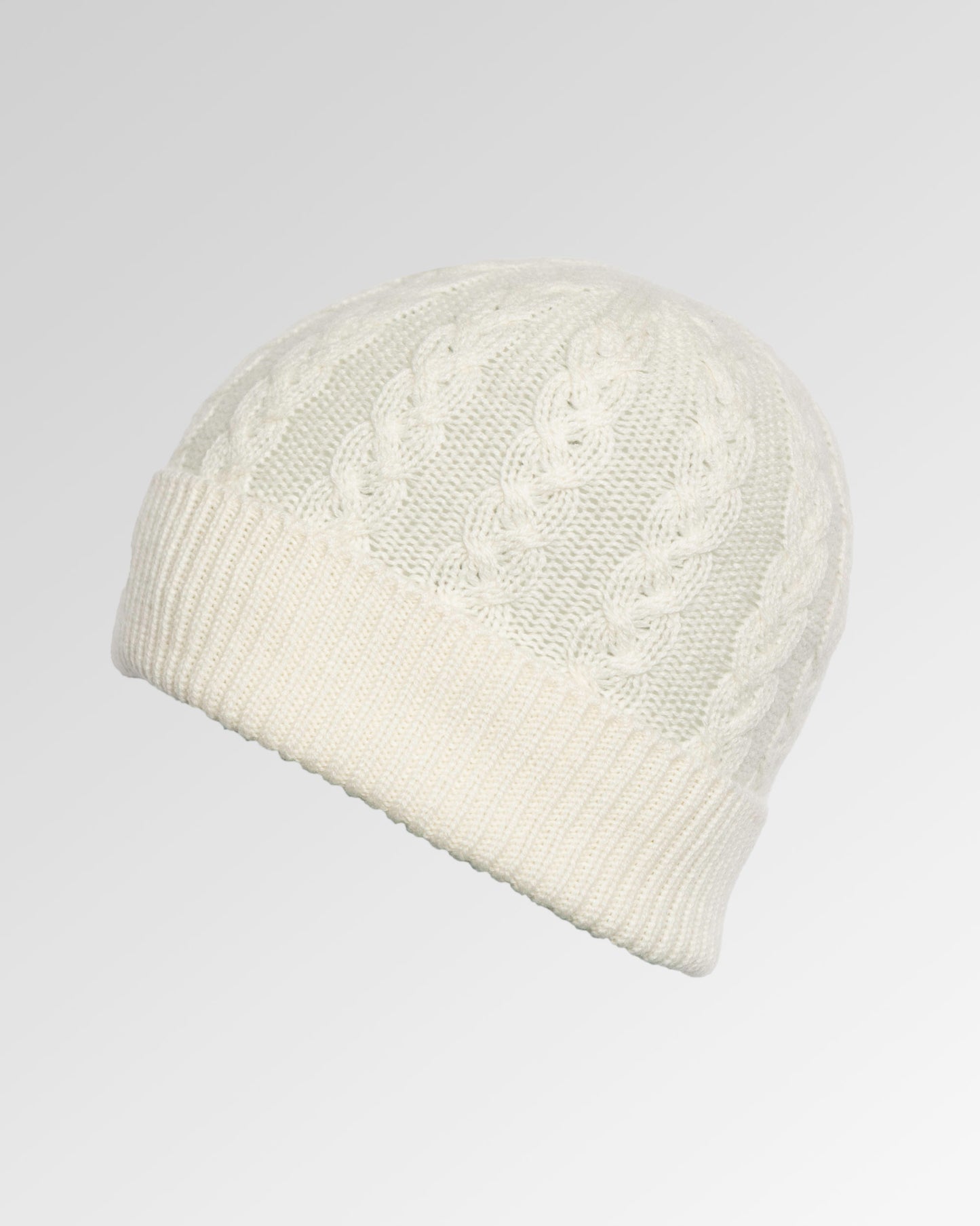 Cable Knit Cashmere Beanie
