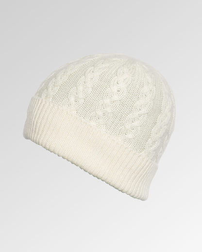 Cable Knit Cashmere Beanie