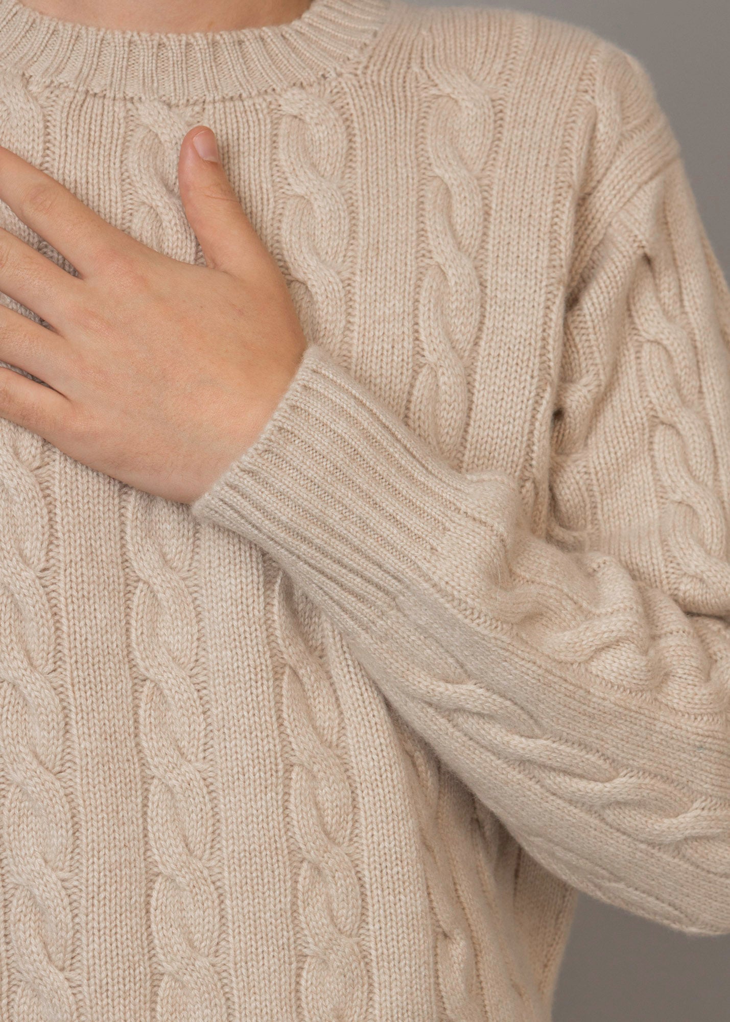 Donegal Cable Knit Jumper