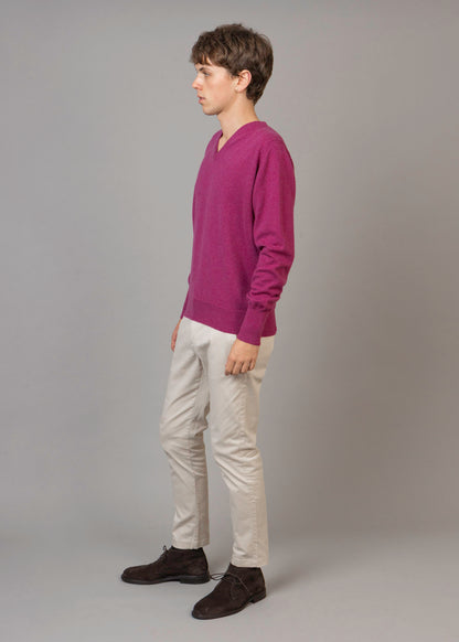 Superfine Cashmere V-Neck Jumper