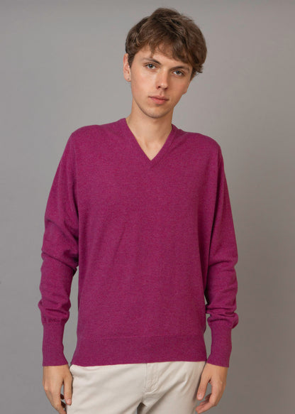 Superfine Cashmere V-Neck Jumper