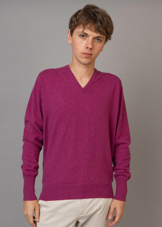 Superfine Cashmere V-Neck Jumper