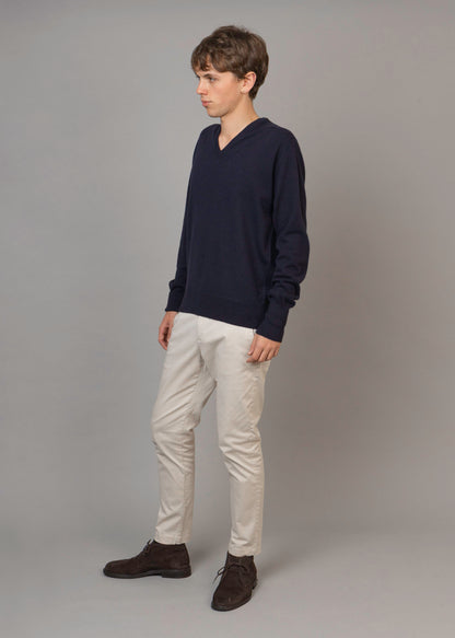 Superfine Cashmere V-Neck Jumper