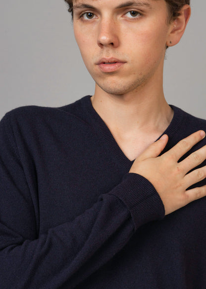 Superfine Cashmere V-Neck Jumper