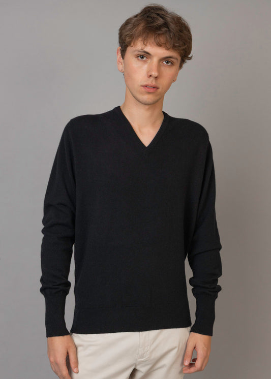 Superfine Cashmere V-Neck Jumper