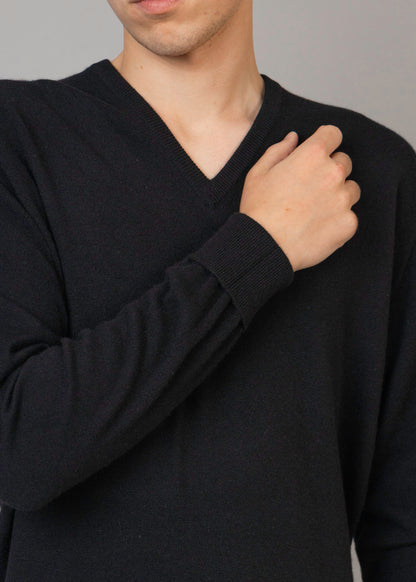 Superfine Cashmere V-Neck Jumper