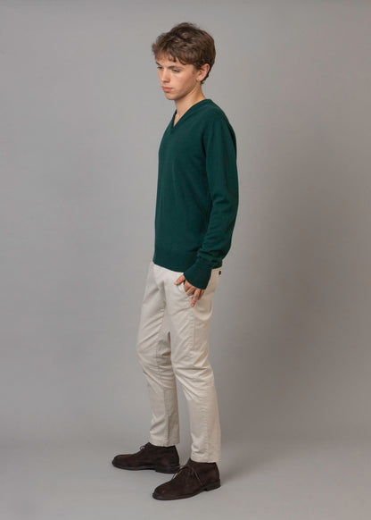 Superfine Cashmere V-Neck Jumper