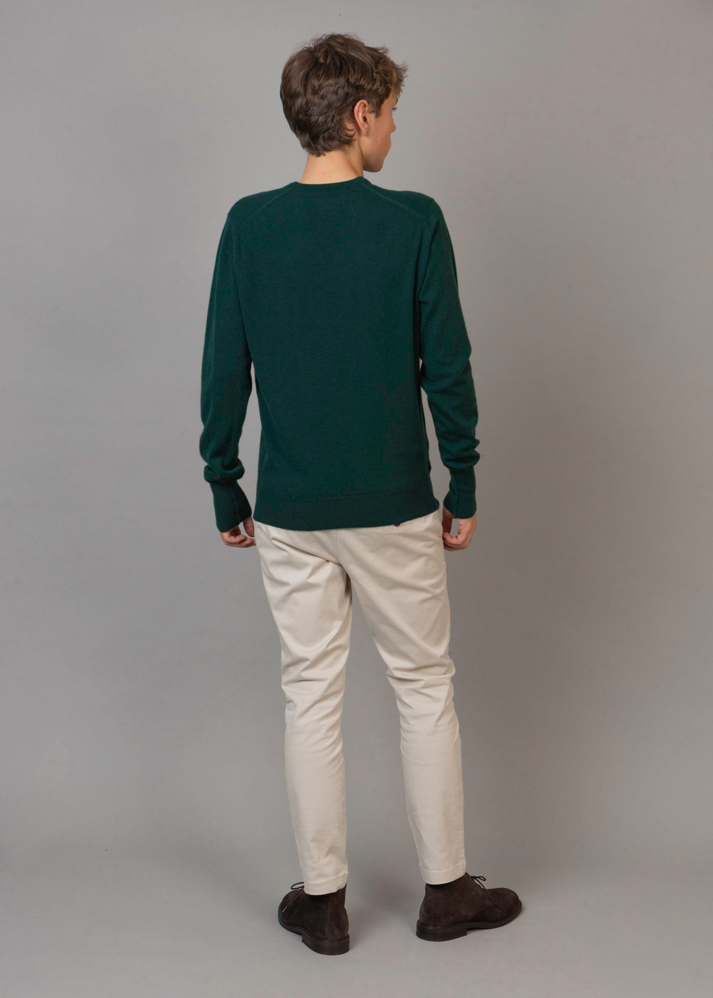 Superfine Cashmere V-Neck Jumper