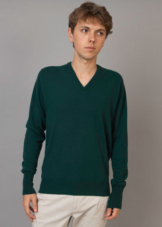 Superfine Cashmere V-Neck Jumper