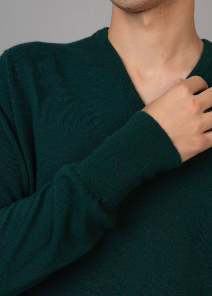 Superfine Cashmere V-Neck Jumper