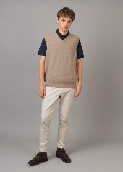 Classic Cashmere Sleeveless Slipover
