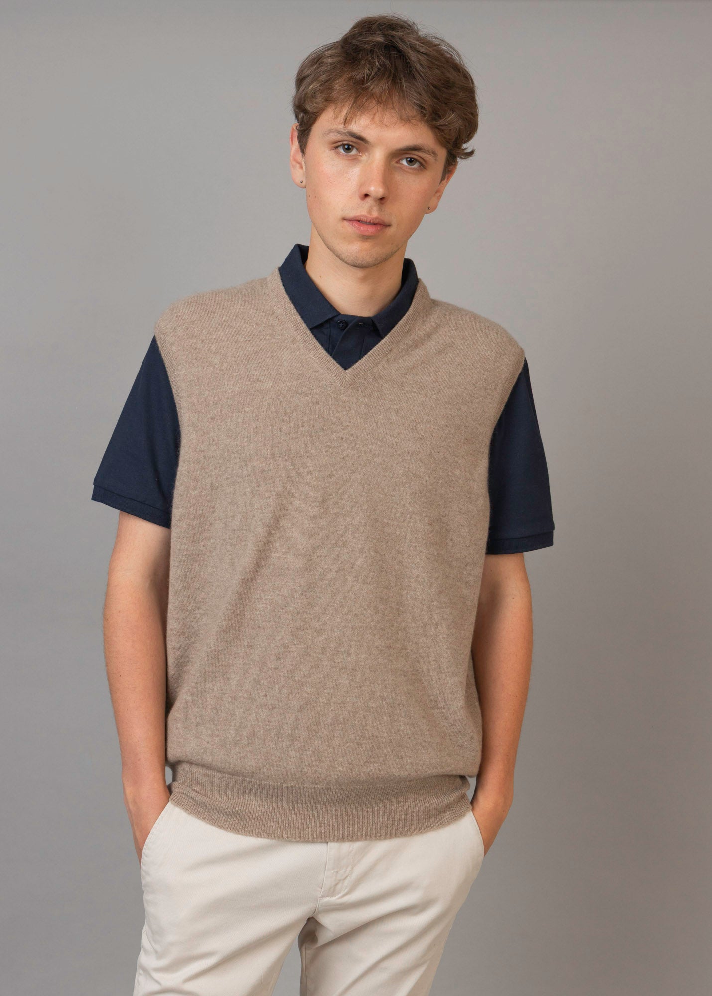 Classic Cashmere Sleeveless Slipover