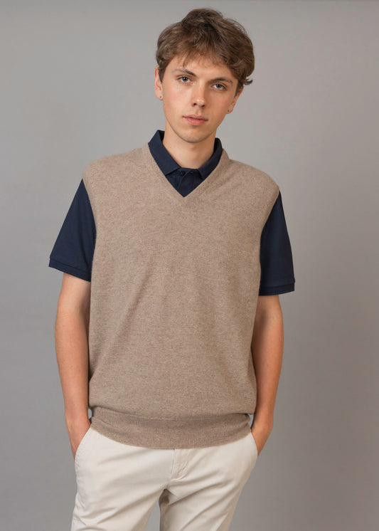 Classic Cashmere Sleeveless Slipover