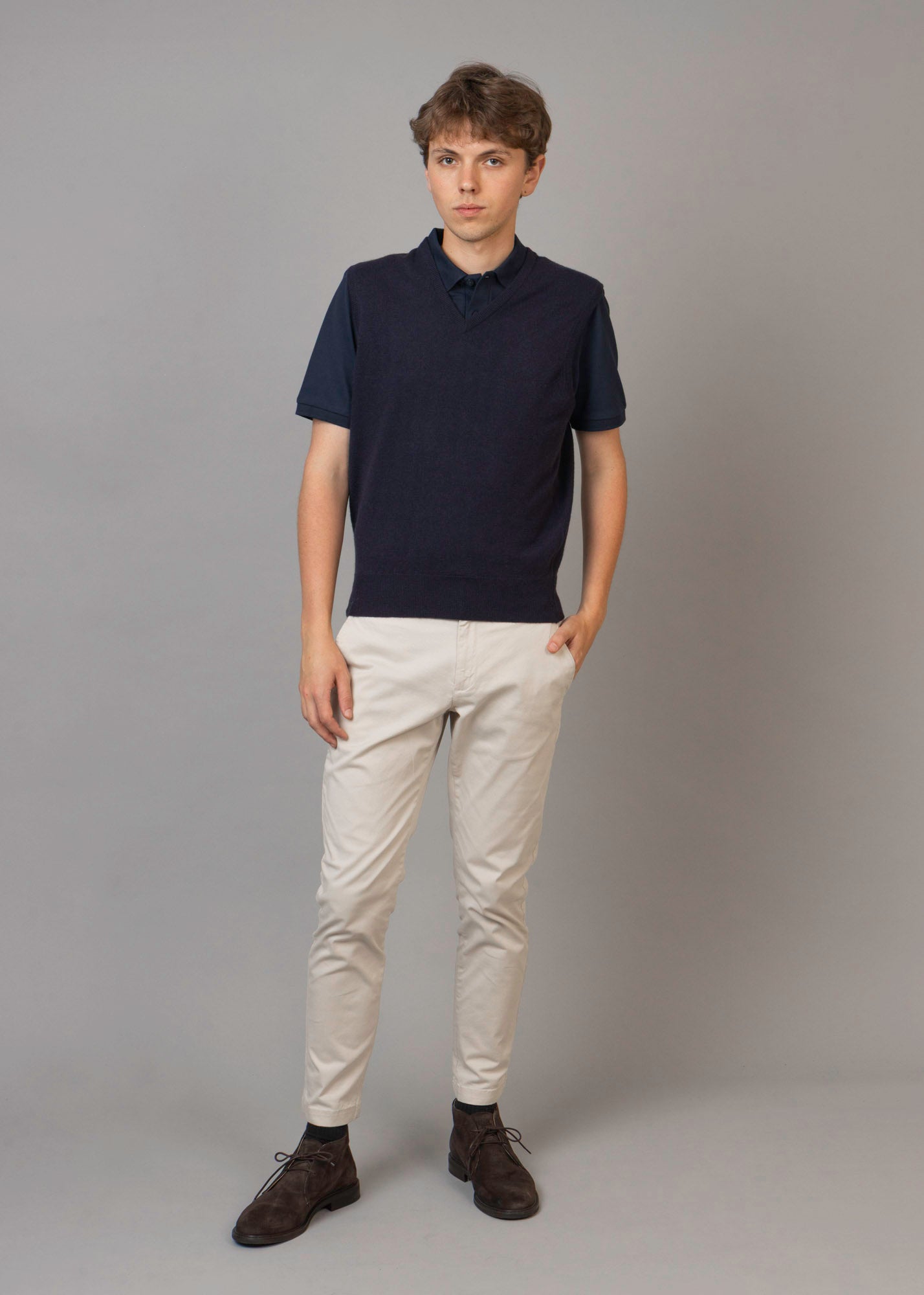 Classic Cashmere Sleeveless Slipover